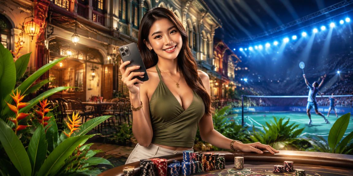 Aplikasi kasino bergaya Melayu dengan paparan antara muka mudah alih di Ipoh