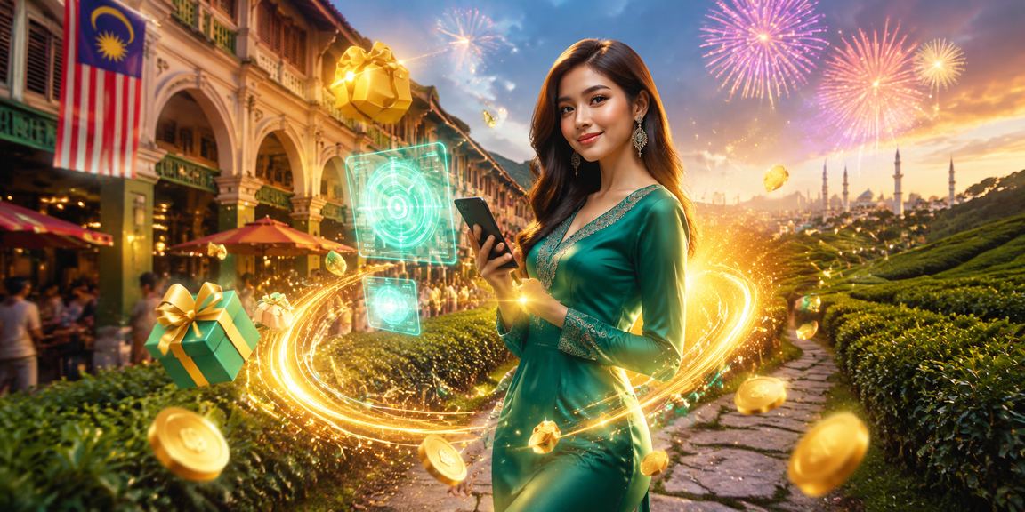 Paparan bonus rebat dalam suasana gaya Melayu Kota Bharu