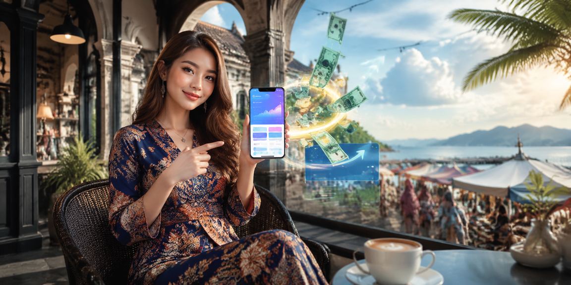 Rekaan batik Malaysia mengiringi paparan bonus cashback permainan kasino dalam talian